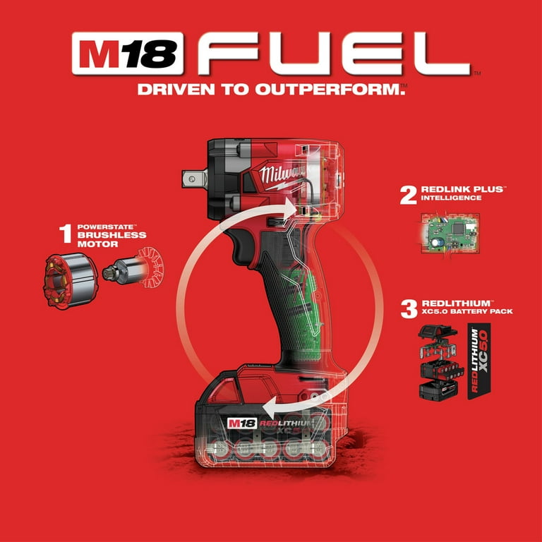 Milwaukee 2855P 22 M18 Fuel 18V 1 2