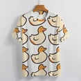 thumbnail image 3 of Fun And Playful Duck Women's T-Shirt Short Sleeve T Shirts Tops Tee Ladies Loose T, 3 of 6