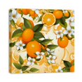 OWNSERIES Tangerine Pattern Canvas Wall Art Paintings for Living Room