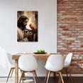 thumbnail image 4 of YCCJ-Jesus Canvas Wall Art Jesus with Red Birds Cardinal Picture Print Christian God Posters Cardinal and Jesus Pictures for Church Prayer Room Unframed (24.00"x36.00"), 4 of 6