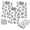 Soccer Green, variant on 36 Pack Party Favor Bags Bulk, 9.4" Colorful Goodie Bags with Star Stickers, Treat Bags for Kids Birthday Baby Shower End of School Classroom Rewards Summer Events
