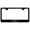 Black, variant on Ford Comet Laser Etched Logo Stainless Steel License Plate Frame (Chrome)