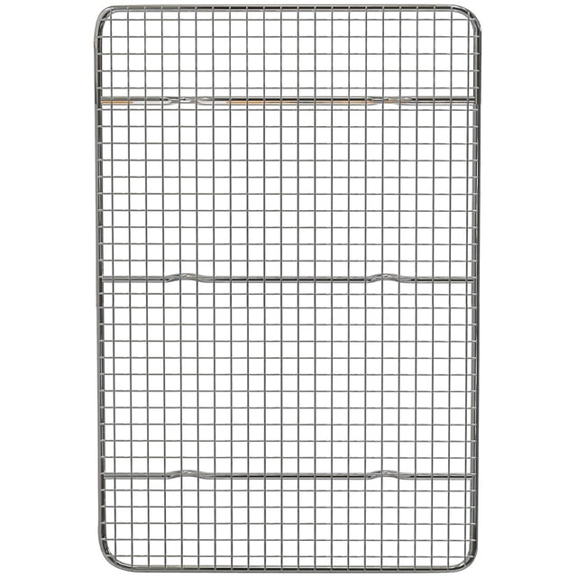 Cooling Rack and Baking Rack, Fits Quarter Sheet Pan, Stainless Steel, Wire Baking Cookie Bacon Racks for Oven 40X30cm,1 x Cooling Rack,Silver