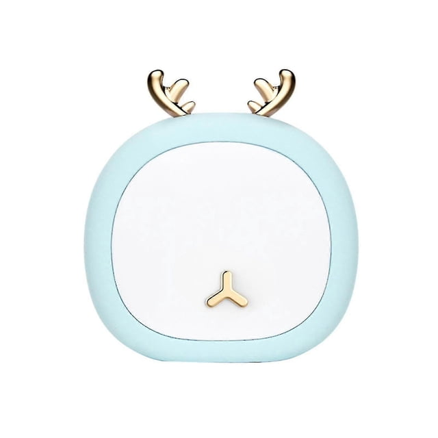 Night Light Elk Cute Light Baby Night Light With Touch Sensor Rechargeable Color Blue (1pcs)