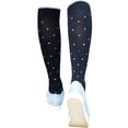 thumbnail image 3 of Dr. Motion Women 8-15 mmHg Compression Mini Hearts Design Knee High Socks, 3 of 5