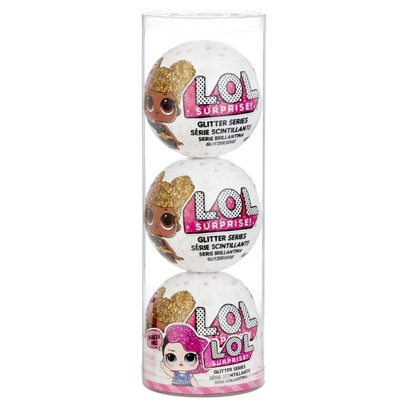 LOL Surprise Glitter 3Pk-Style 3, Great Gift for Kids Ages 4 5 6 