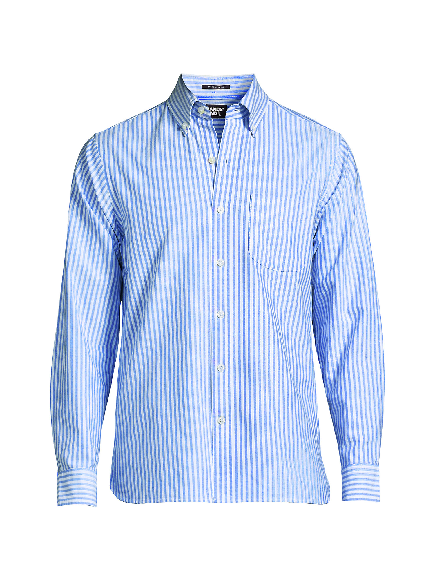 Lands' End Men's Traditional Fit Sail Rigger Oxford Shirt