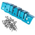 thumbnail image 4 of 12 Pcs 1 Sac Supports d'Angle pour Meubles avec Vis (Argent), 4 of 8