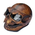 thumbnail image 2 of CANKER Halloween Motorcycle Helmet Skull Mask Skull Skeleton Visor with Adjustable Belt, 2 of 18