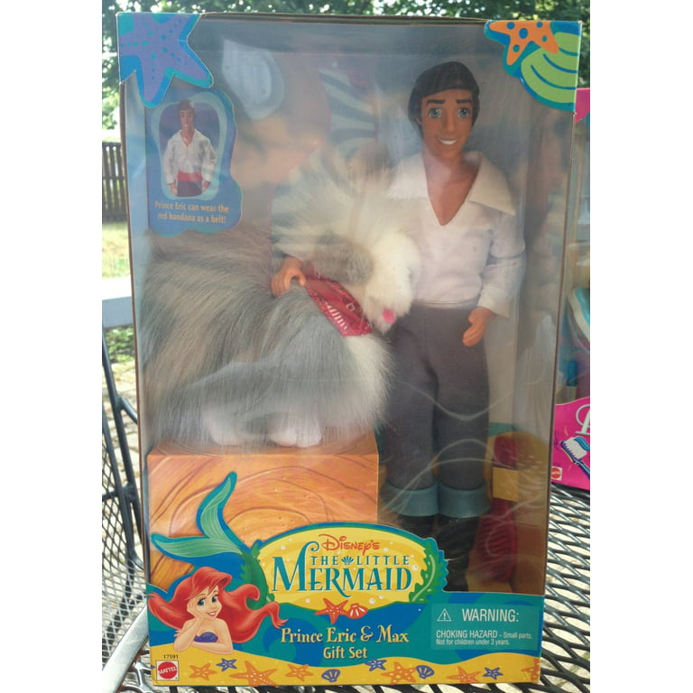Barbie Disney Prince ERIC and Max Doll Set from The Little Mermaid