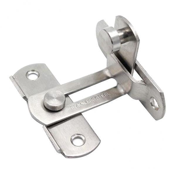 Paquete de 2 a 6 Pestillos para Puerta Corredera de Granero, Puerta de Granero Americana, Decoración Rústica 6 piezas Sunnimix Cerradura de acero fundido para puerta de granero