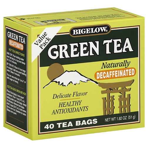 Bigelow Decaffeinated Green Tea, 40ct (Pack of 6)