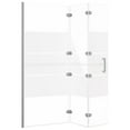thumbnail image 2 of vidaXL Enceinte de Douche Pliante ESG 120x140 cm Blanc, 2 of 4