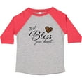 thumbnail image 3 of Inktastic Well Bless your Heart with Leopard Print Boys or Girls Toddler T-Shirt, 3 of 5