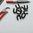 thumbnail image 4 of FOMIYES 8Pcs Plastic Caster Wheel Stoppers for Chairs Nonslip Furniture Pads Floor Protectors Black, 4 of 8
