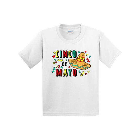 Inktastic Happy Cinco De Mayo-sombrero Youth T-Shirt