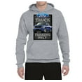 thumbnail image 2 of Ford Truck Parking Only Sign Gift for Owners of Ford Trucks | Mens Cars and Trucks Hooded Sweatshirt Graphic Hoodie, Heather Grey, X-Large, 2 of 3