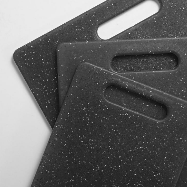 TPU Cutting Board. 3-Piece Set. Light Gray, Gray & Black. – Mini Mix Home