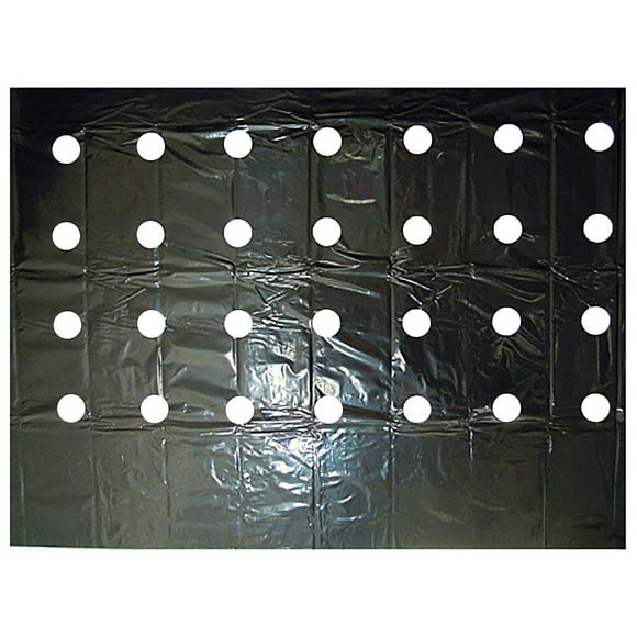 Clearance!FNGZ Protective Mulch Plastic Insulation 95*10 Perforated Film PE Perforated Agricultural Patio & Garden Black