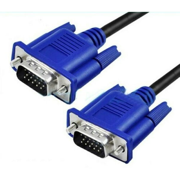 CableVantage New 15ft 15 PIN Blue VGA 100ft VGA Monitor M/M Male To ...