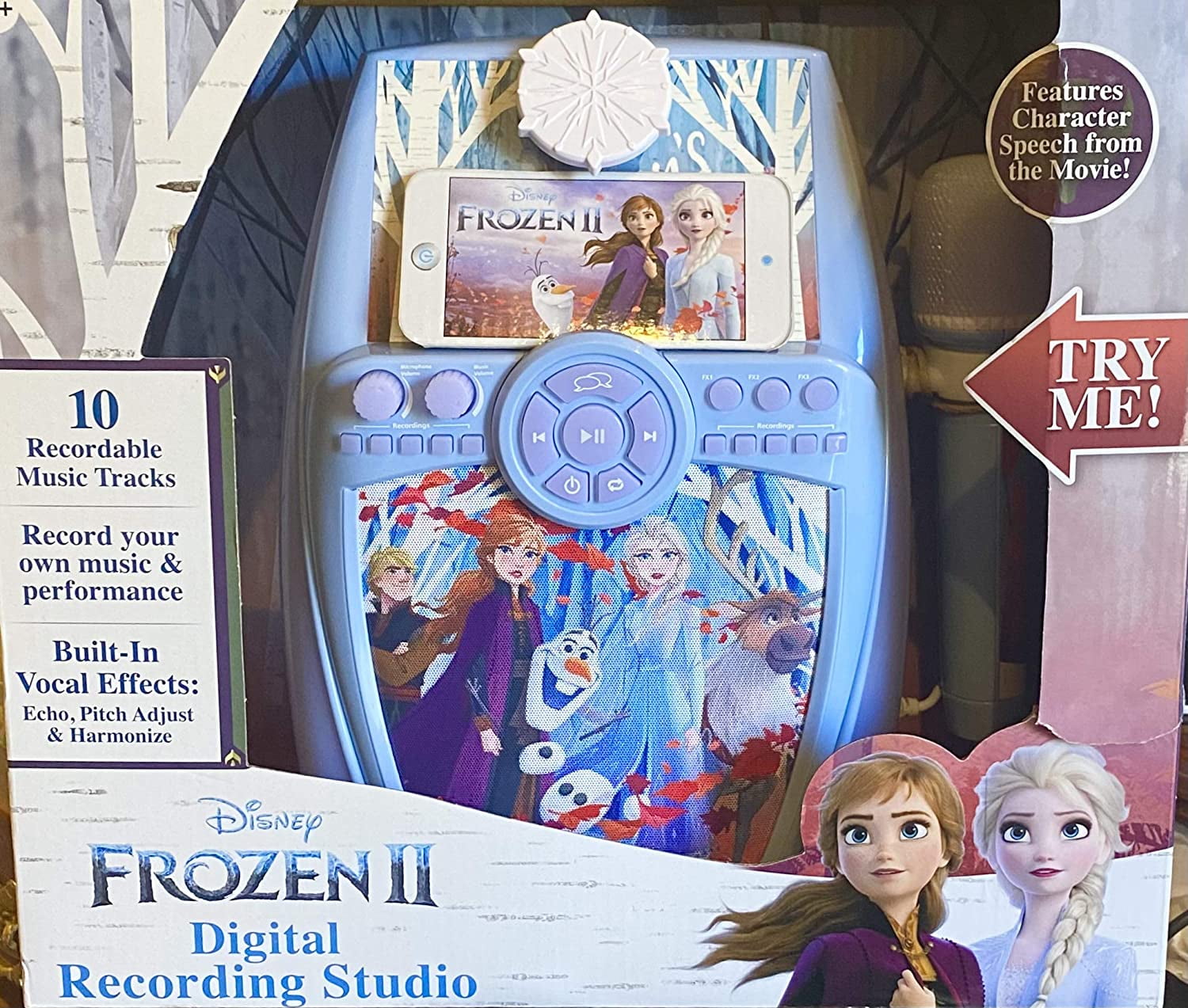 Disney Elsa Anna Digital Recording Studio Toy New - Walmart.com