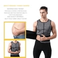 thumbnail image 3 of Corsé de neopreno para hombre, chaleco deportivo que contrae el abdomen, corsé moldeador de cintura y sudor, 3 of 6
