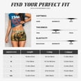 thumbnail image 3 of Kdxio Realistic Style Forest Dinosaur Print Workout Shorts for Women Seamless Soft Smooth Gym Yoga Scrunch Active Shorts, 3 of 5