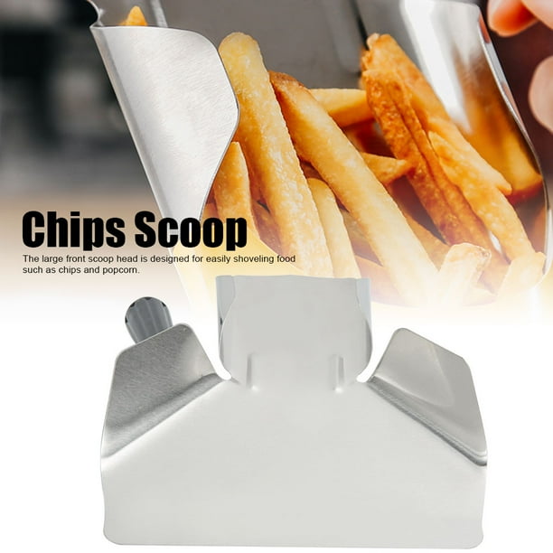 Ccdes Stainless Steel Food Popcorn Chips Scoop with Handle for