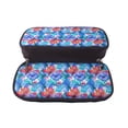 thumbnail image 5 of Lsque Bright Flowers Printed Big Capacity PU Leather Pencil Case Large Pencil Pouch Stationery Pen Bag Pencil Holder for Teen, 5 of 6