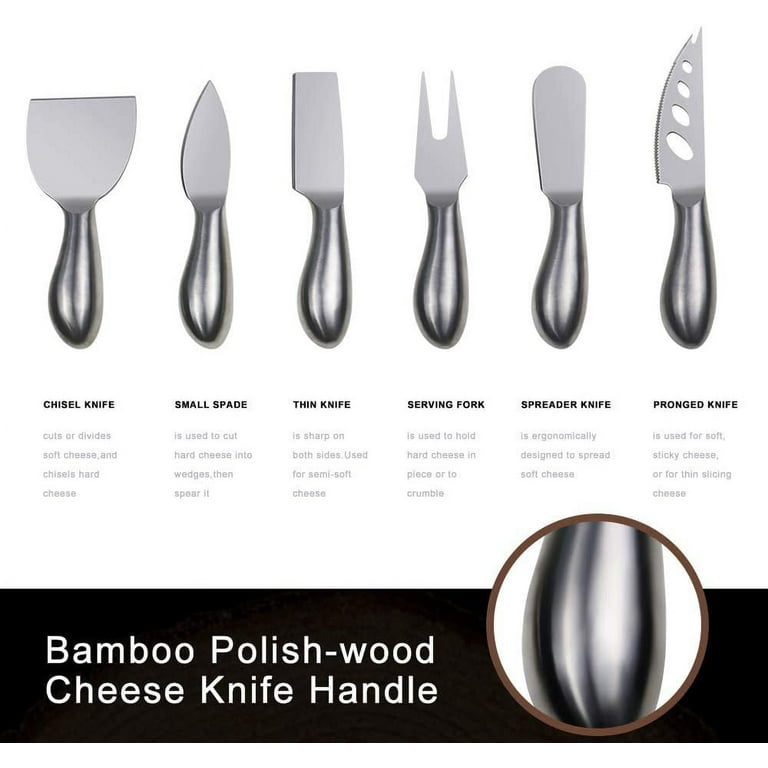 Silver Cheese Chisel Knife - All The Decor