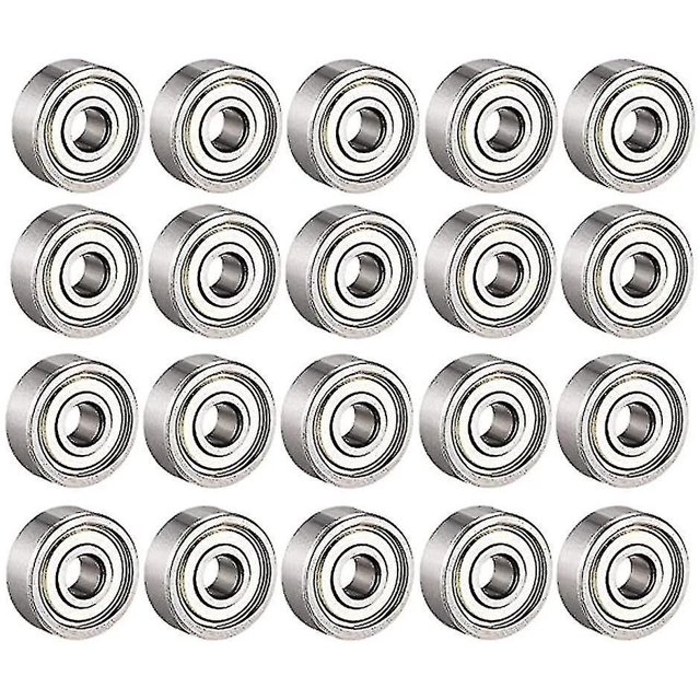 Rodamientos de bolas 608 Zz, rodamientos de bolas de ranura profunda en miniatura para metal 608zz (8 mm x 22 mm x 7 mm),11 Feliz Sencillez