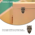 thumbnail image 2 of unbranded 10Ud Hasps Para Caja Dorados Con Montaje Fácil Para Y Gabinete, 2 of 6