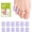 Lavender, variant on Bukihome Silicone Toe Protectors – Silicone Open Pinky Toe Sleeves for Hammer Toes, Corns, Calluses, Blisters – Soft Gel Protector Toe Cushions for Pain Relief - 12 Count (6 Thick +6 Thin)