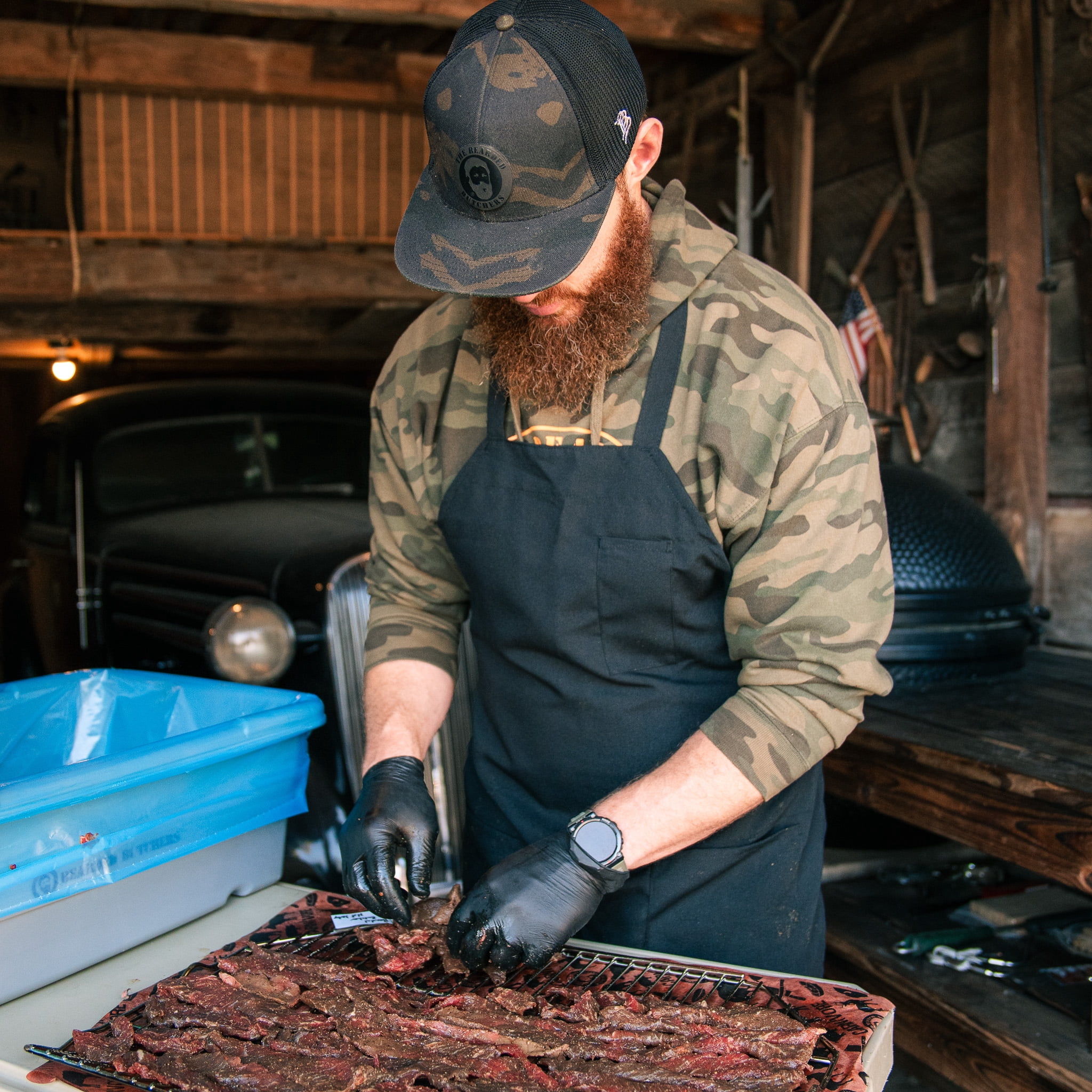 Bearded Butchers Bold Jerky Seasoning DIY Kit, Seasons 10 lbs of Meat, Includes Jerky Seasoning and Curing Salt