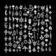 thumbnail image 1 of 100 Pack Mix No Repeat Silver Smooth Metal Charm Pendant DIY Collar Pulsera Colgante Fabricación de joyas y artesanía, Animal Charm Vhermosa LRWJ165, 1 of 4