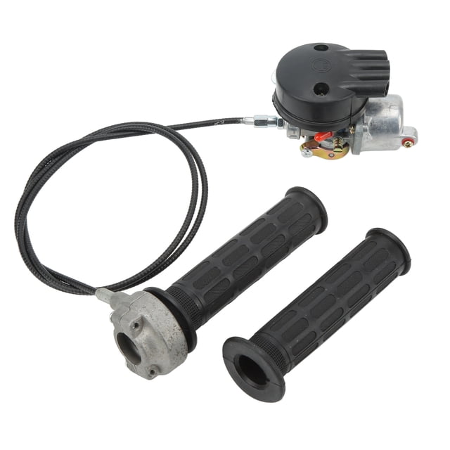 Juego de cables de agarre del acelerador del carburador para bicicleta motorizada de 49cc, 60cc, 66cc, 80cc, Motor de 2 tiempos