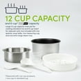 thumbnail image 3 of Aroma 12-Cup Cooked SmartCarb Rice Cooker & Multicooker, 3 of 6
