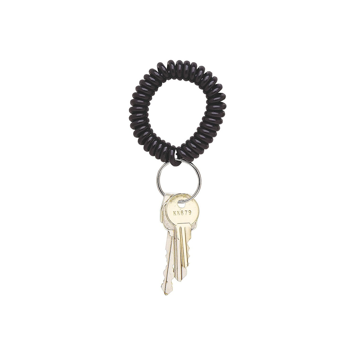SecurIT® Key Coil Chain 'N Clip Wearable Key Organizer,Flexible Coil 