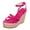 Hot Pink, variant on YLYL Espadrille Wedge Platform Sandals for Women High Heel Open Toe Ankle Strap Dressy Casual Summer Shoes