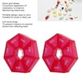 thumbnail image 3 of 2 Times A Day Medicine Organizer For Pill Box For Holder Medication Rack Travel Dispenser Weekly Medicine For Organizer Dispensing Small For For 2Pcs Boxed Jar Jar, 3 of 8