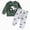 H175-Green, variant on TOWED22 Toddler Baby Boy Clothes Print Graphic Long Sleeve Sweatshirt Top Pants Set 2Pcs Fall Winter Outfit