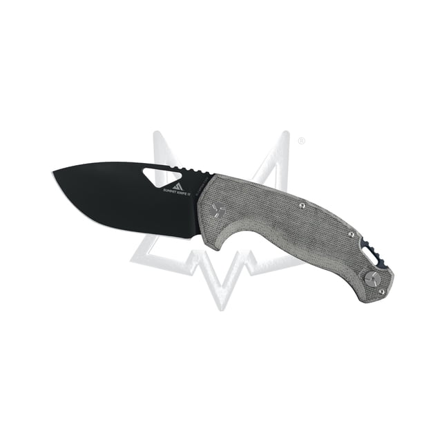 Fox Knives El Capitan Frame Lock SK-02 PVD D2 Steel/Gray Micarta/Aluminum Cuchillo