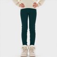thumbnail image 5 of Gibobby Kids Baby Girls Leggings Footless Soft Skinny Thin Leggings Toddler Girls Solid Stretch Trousers(18-24 Months,Dark Green), 5 of 7