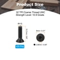 thumbnail image 2 of Uxcell #8-32 x 5/8 Inch Flat Countersunk Head Socket Cap Bolts Machine Screws Full Thread UNC Black Oxide, 20 Pcs, 2 of 7