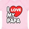 thumbnail image 4 of Inktastic I Love My Papa Boys or Girls Baby Bodysuit, 4 of 5