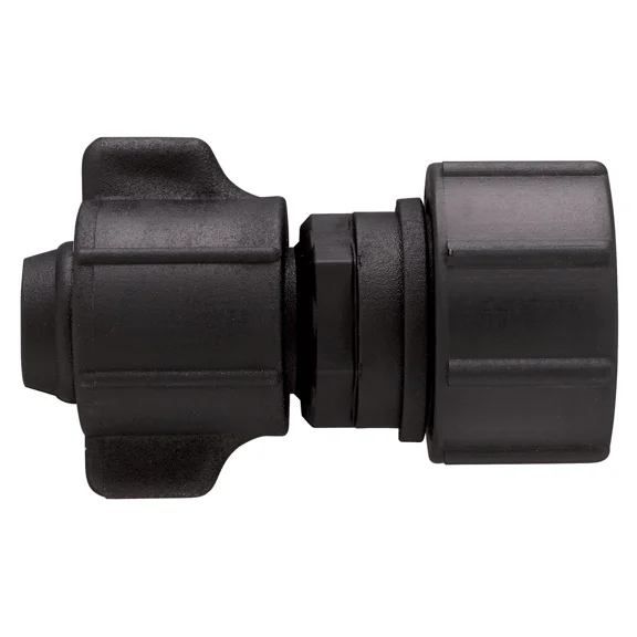 Orbit 67469 40 Psi Black Universal Tubing To Hose Faucet Adapter 1/2 Fht In.