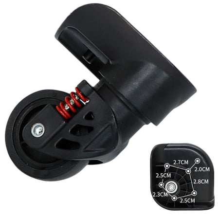 Pair Luggage Wheel Suitcase Replacement Wheel Trolley Suitcase Rotating Wheel