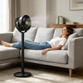 thumbnail image 5 of Electric Fan 1 Pack Retractable Strong Airflow USB Powered Circulation Fan for Home Office Desktop and Floor Use, 5 of 5