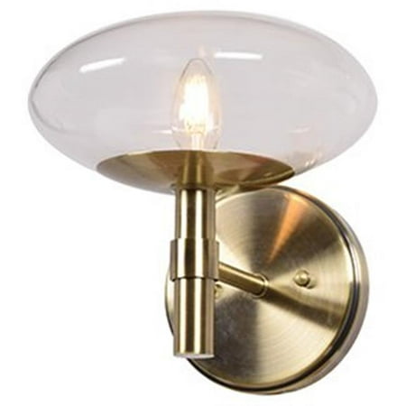 

Access lighting 52091LEDDLP-BS-CLR 9.25 x 9 x 10 in. Grand 1-Light Wall Sconce Brushed Steel