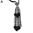 thumbnail image 1 of Bijoux en Strass Nouveau Collier Fille Garçon Cravates Uniforme Cravate M8B1, 1 of 9